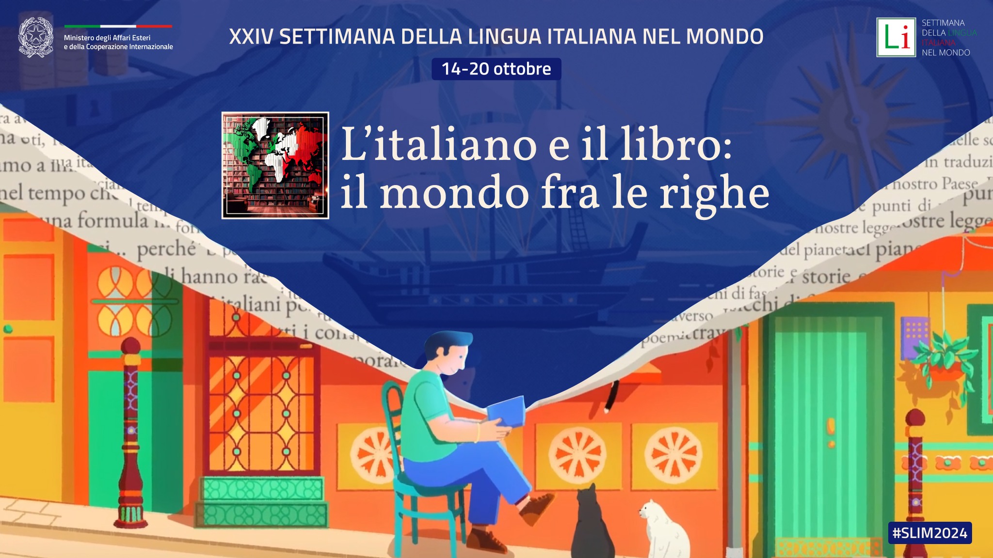 SLIM2024 Al via dal 14 ottobre la XXIV edizione della Settimana della Lingua Italiana nel Mondo