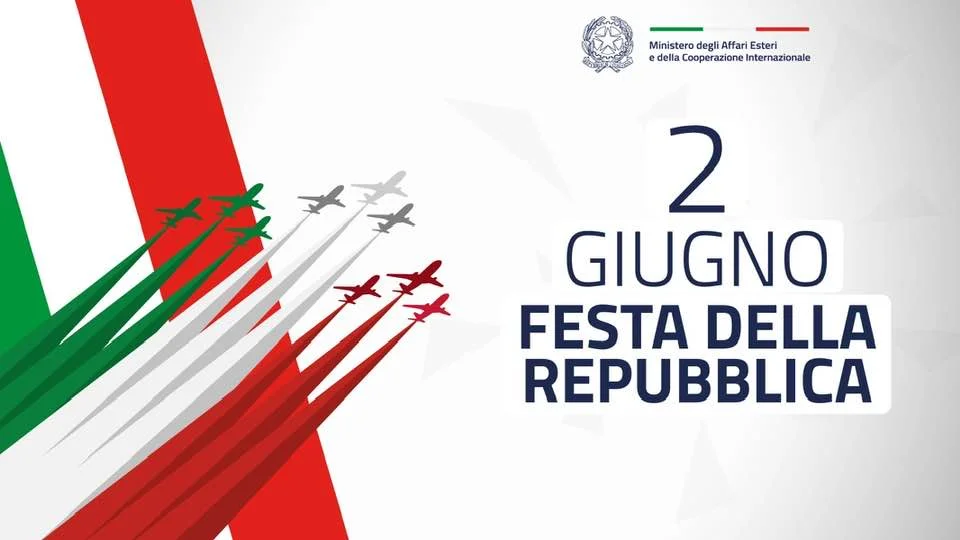 Auguri per la Festa della Repubblica! გილოცავთ იტალიის რესპუბლიკის ეროვნულ დღეს! 